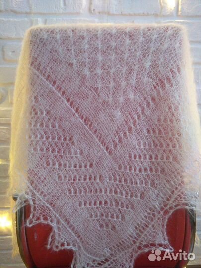 Платок-паутинка козий пух