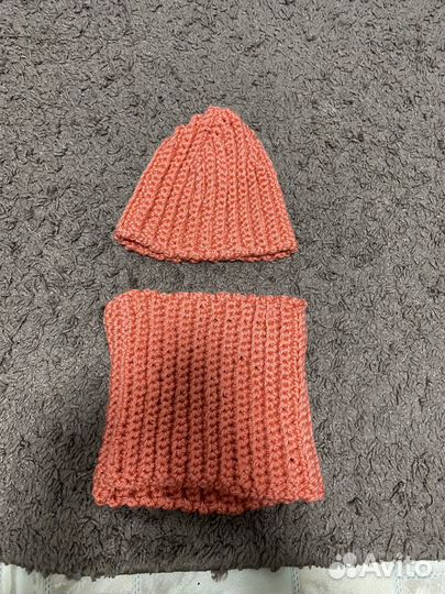 Комплект шапка и снуд