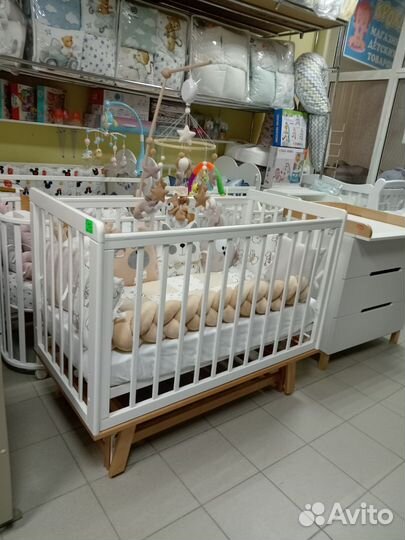 Детская кроватка, комплект, мобиль