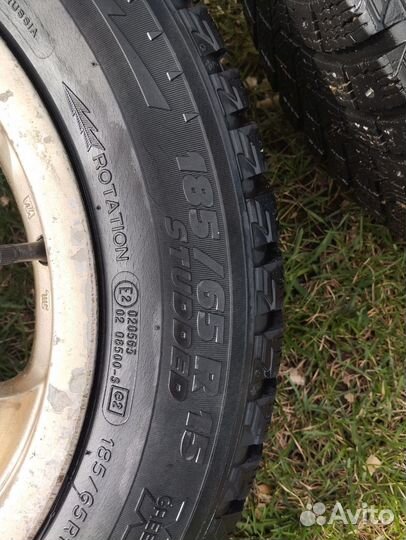 Диски литые р 15 4 на 100, 4 на 114 с резиной