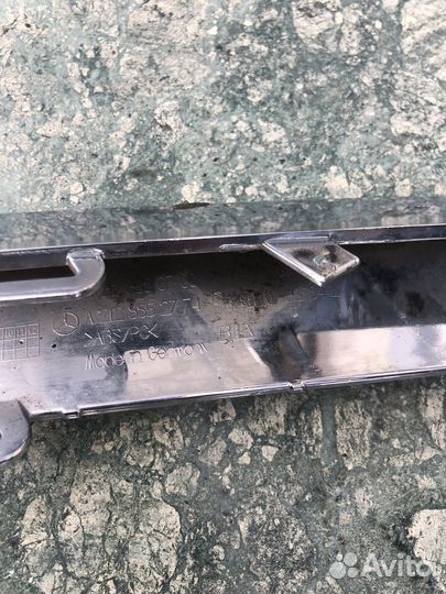 Хром переднего бампера Mercedes w212