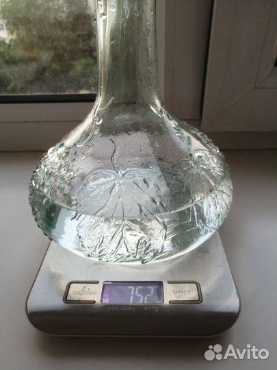 Декантер графин для вина стеклянный с пробкой