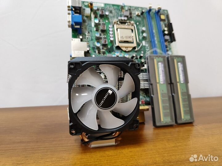 Материнская плата 1155+i5-3570+16Gb+Кулер
