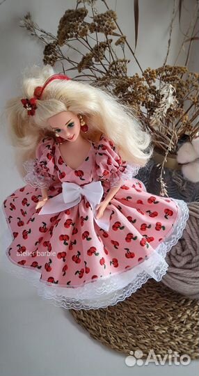 Платье для куклы барби 90