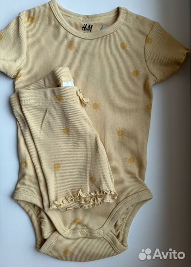 Новый комплект боди H&M, 74