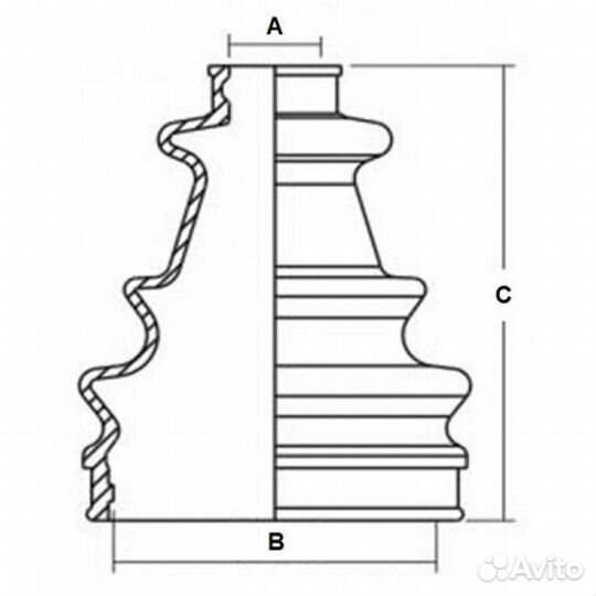 Пыльник шрус AT-03083