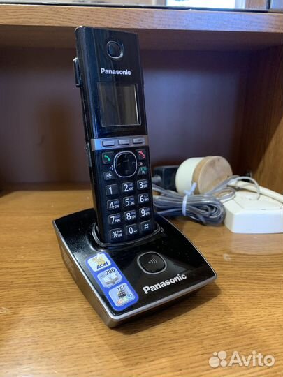 Телефон трубка panasonic цветной