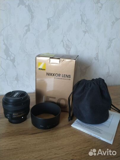 Объектив Nikon 50mm f/1.8G AF-S Nikkor
