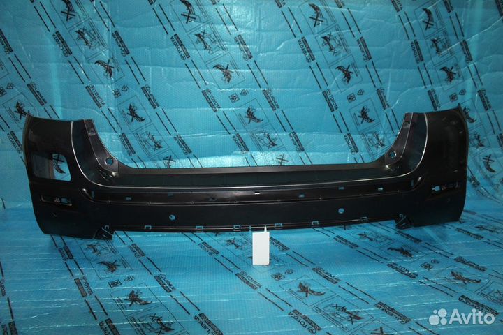 Задний бампер highlander серый оригинал №4 10-13