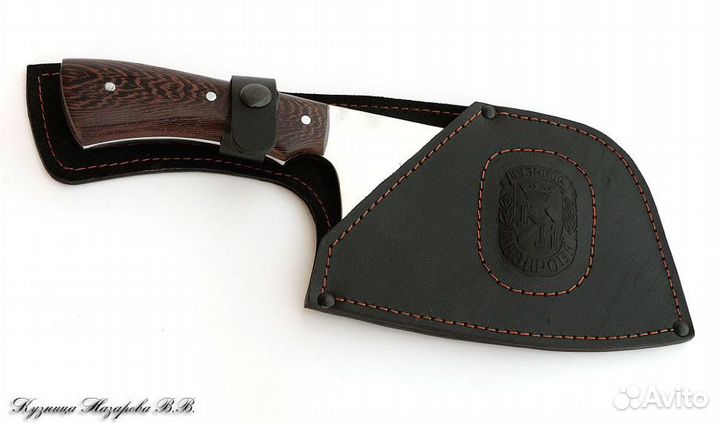 Тяпка для мяса 5 95х18 цельнометаллическая венге