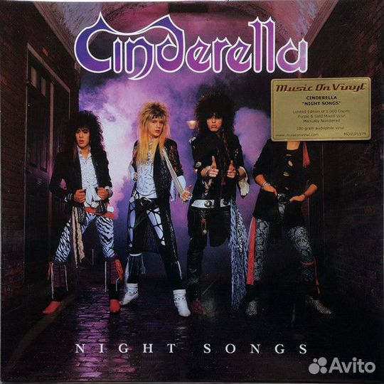 Cinderella - night songs gold LP 18X24 LTD 2500 (1