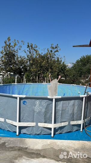 Каркасный бассейн 457 на 107 (15т) б/у