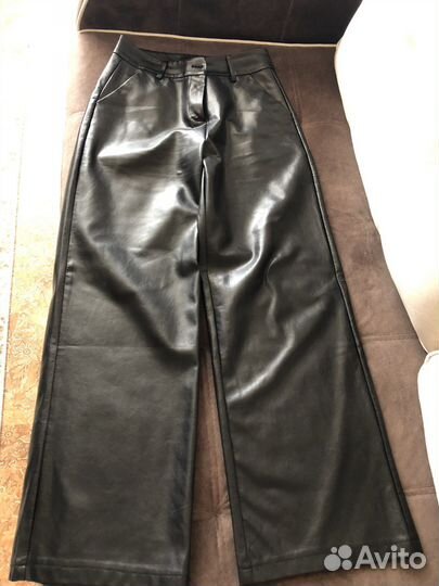 Брюки кожаные