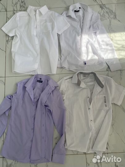 Школьные рубашки для мальчиков идевочек