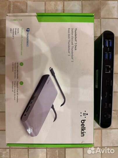 Док станция Belkin thunderbolt 3 dock мод. F4U097