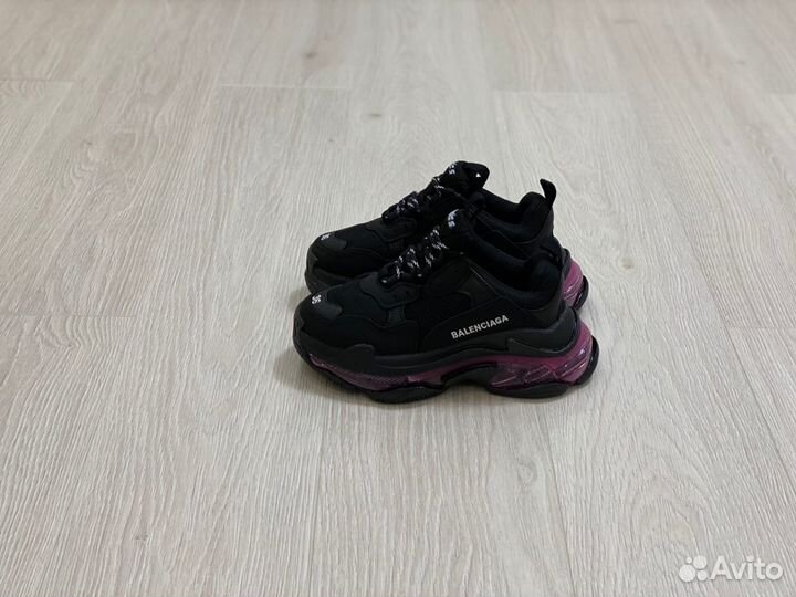 Кроссовки Balenciaga Triple-S Black Neon Pink