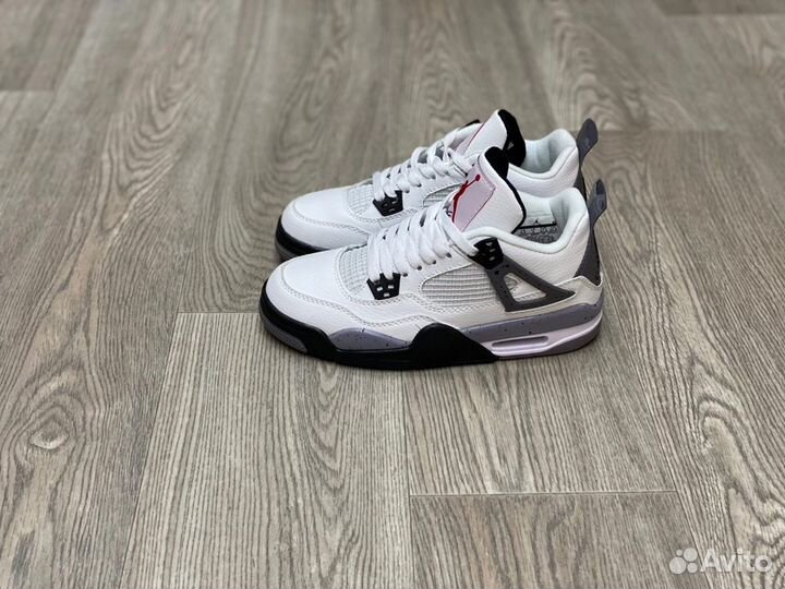 Кроссовки Air Jordan 4 Cement (36-45)