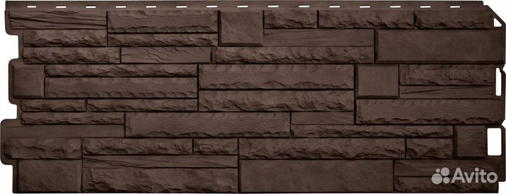 Фасадные панели Скалистый камень эко кремовый