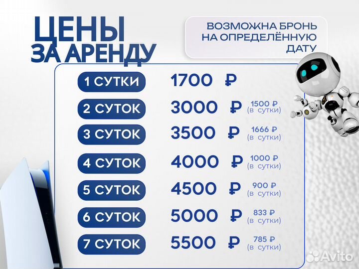 Доставим в прокат приставку Sony PS5. Нет залога