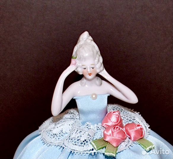 Антикварная кукла половинка, Half doll