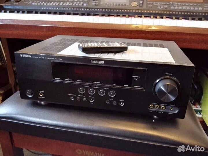 Колонки Technics, усилитель Yamaha rx-v 365