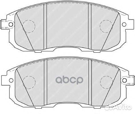 Колодки тормозные передние D1060EM10A nissan