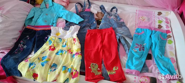 Вещи б/у пакетом для девочки 2-3 года