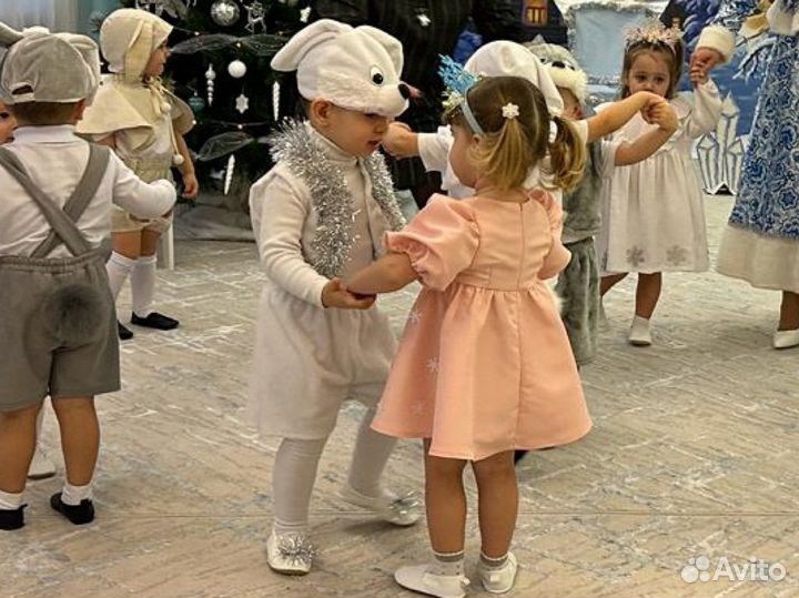 Новогодний костюм зайка 98 104