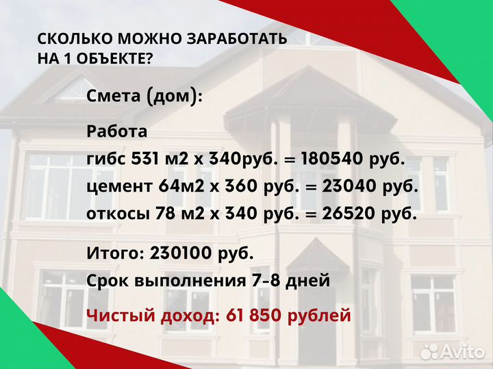 Франшиза Отделка, Реклама в подарок