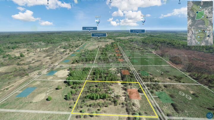 Участок 1,04 га (СНТ, ДНП)