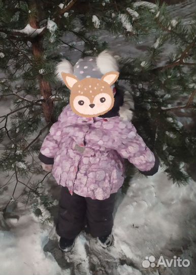 Костюм зимний для девочки 104