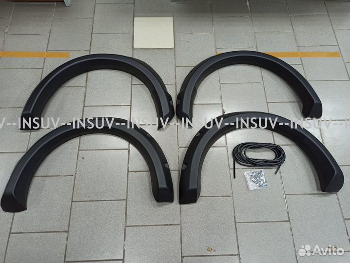 Силовые расширители арок lldpe Нива Урбан 3Д