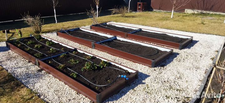 Грядки металлические