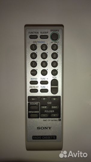 Пульт для sony RMT-CF15cpad для модели CFD-S35CP