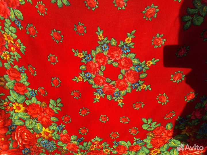 Павловопосадская шаль платок 148х148 бс 256 ппб 87