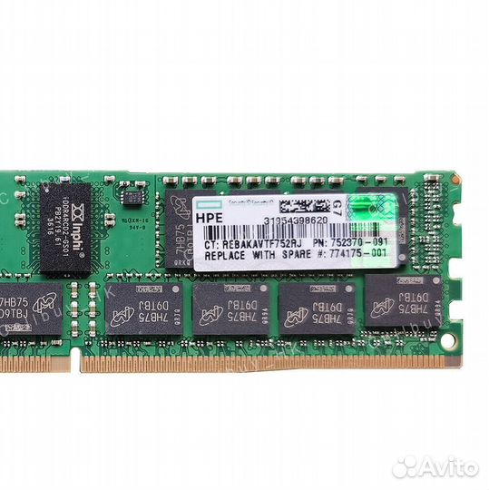 Micron 2133Мгц 32gb ecc HP 752370-091