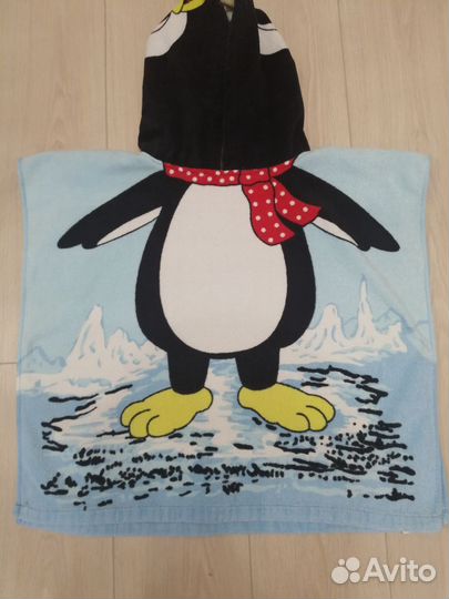 Пончо полотенце детское