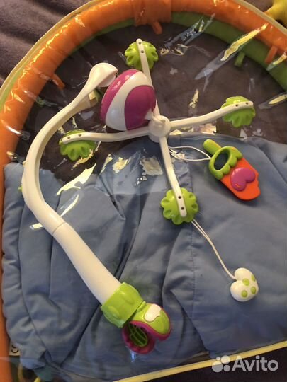 Детский развивающий коврик+мобиль