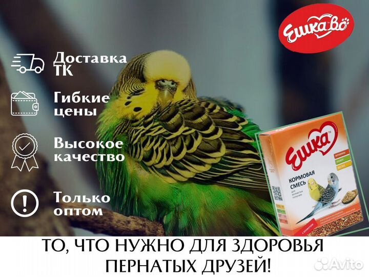 Купить корм для попугаев оптом