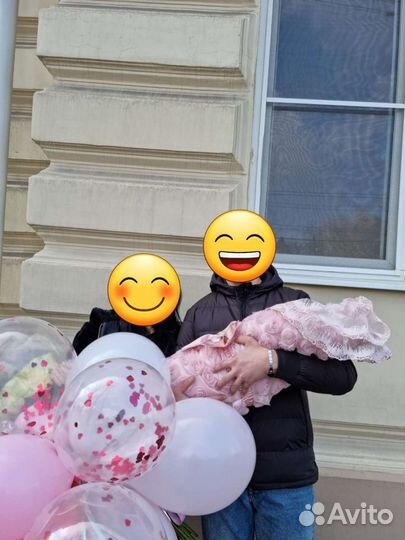 Конверт одеяло на выписку для девочки осень зима