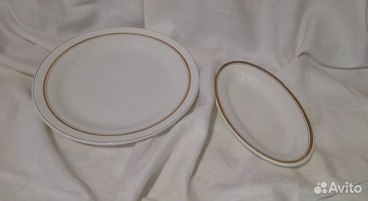 Большое блюдо и малое Зик СССР, одним лотом