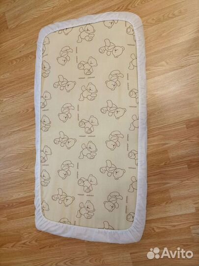 Наматрасник в детскую кроватку, 120 на 60