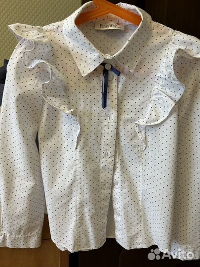 Блузки для девочки,рост 140 и блузка ростом 128
