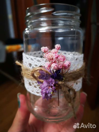 Ваза для цветов стекло