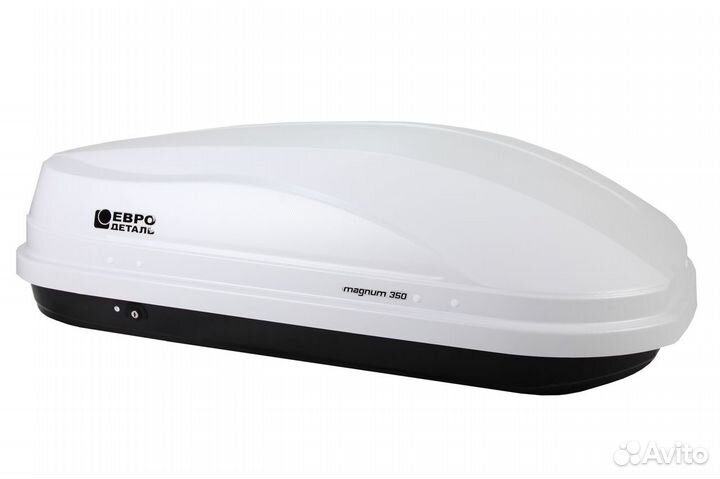 Бокс багажный ED Магнум 350 белый карбон