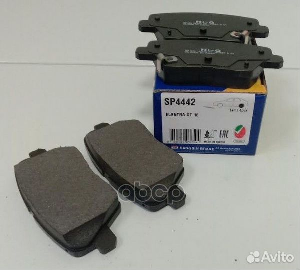 Колодки торм.дисковые Hi-Q sp4442 Sangsin brake