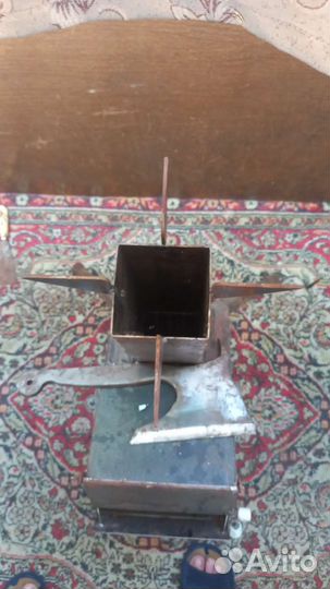 Печка на природу разборные части + Топор