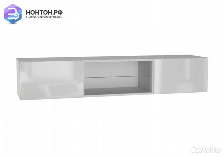 Шкаф навесной Point тип-33 белый глянец / белый ма