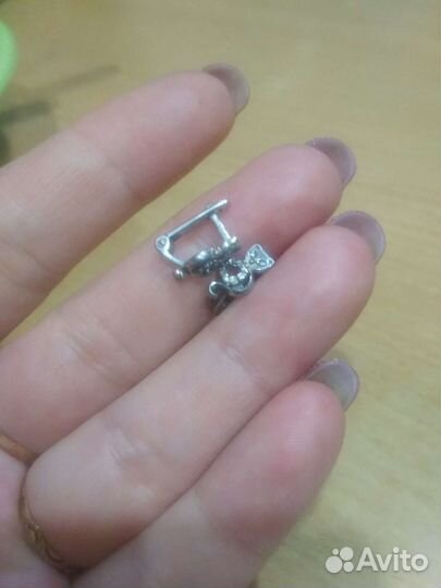 Детские серебряные серьги