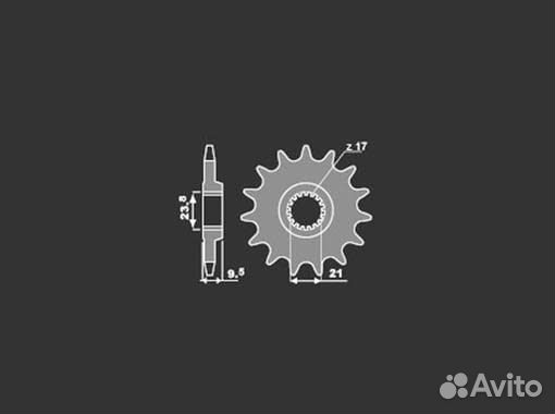 Звезда передняя PBR 342 C13